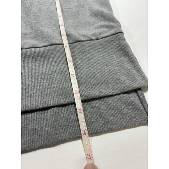 Sincerely Jules Tunic Sweatshirt Grey Large Long Sleeve Snaps Large Collar - Picture 6 of 9